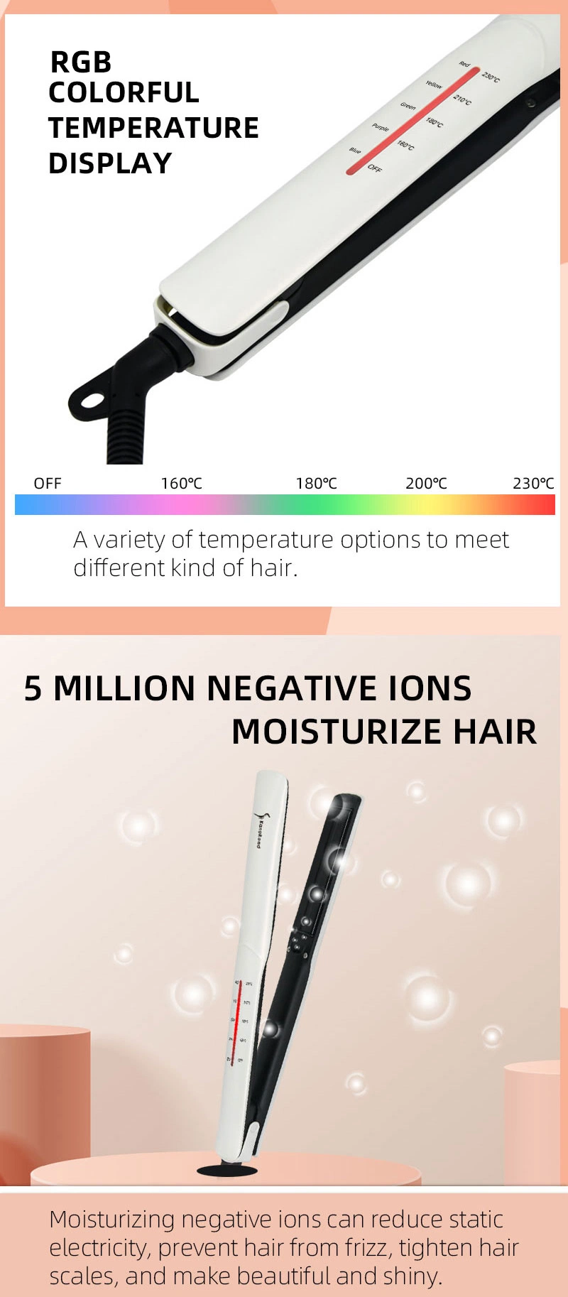 Ceramic Straighter Best Hair Straightener Dyer Statener Heat Silicone Curlers Twist Ikonic Hair Straightener